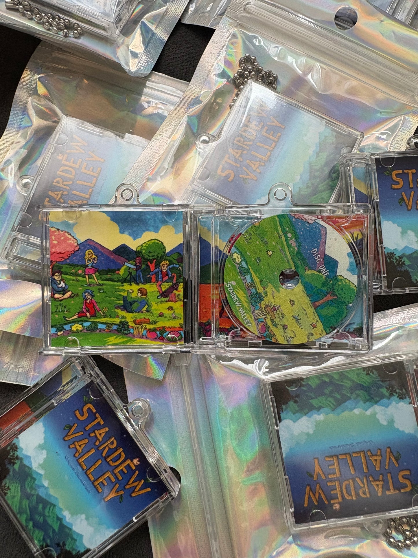 Stardew Valley Mini CD Keychain