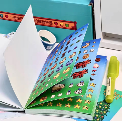 Stardew Valley Pixel Style Die Cut Sticker Book