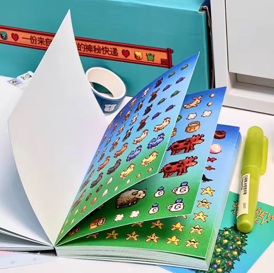 Stardew Valley Pixel Style Die Cut Sticker Book