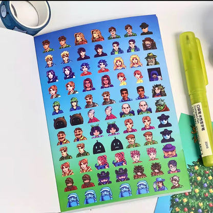 Stardew Valley Pixel Style Die Cut Sticker Book