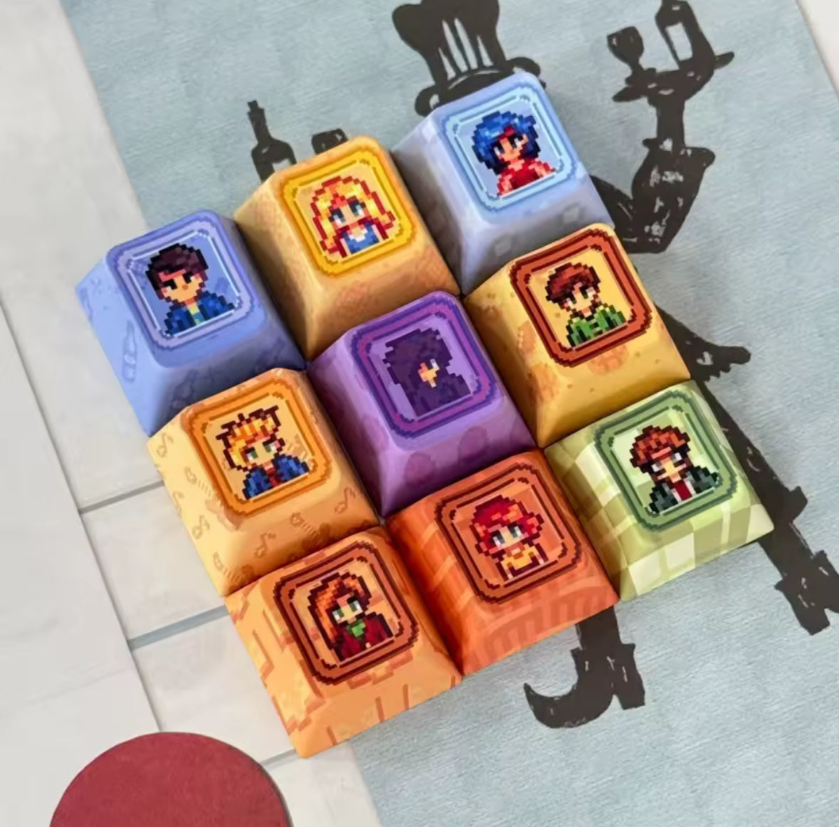 136 Keys Stardew Valley Theme Keycap (only keycap)