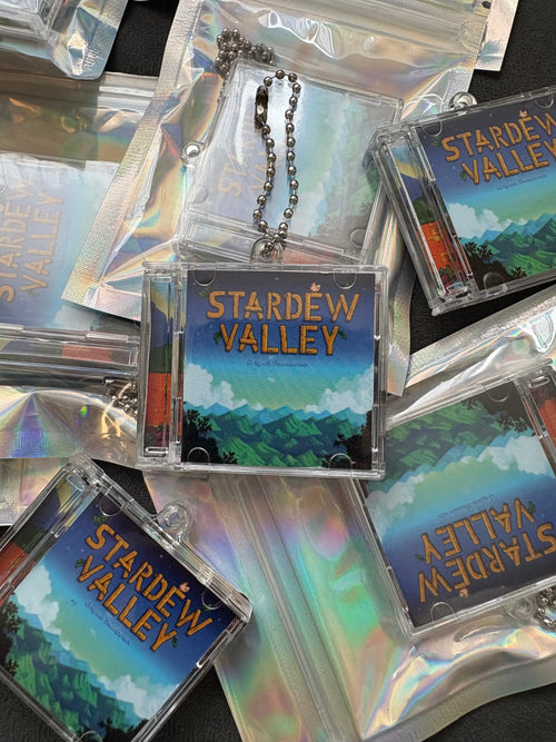 Stardew Valley Mini CD Keychain
